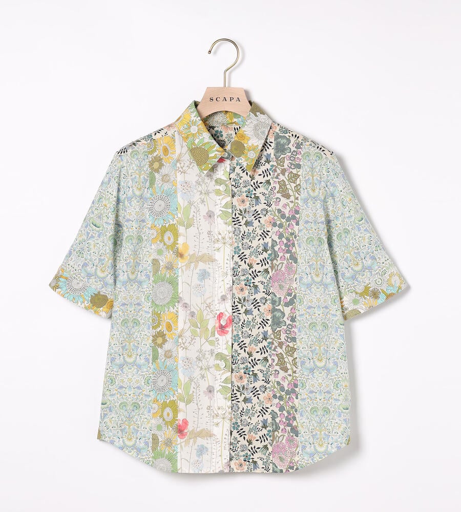 SCAPA / スキャパ Liberty Printパッチワークブラウス Liberty Printパッチワークブラウス｜ブラウス・シャツ｜SCAPA