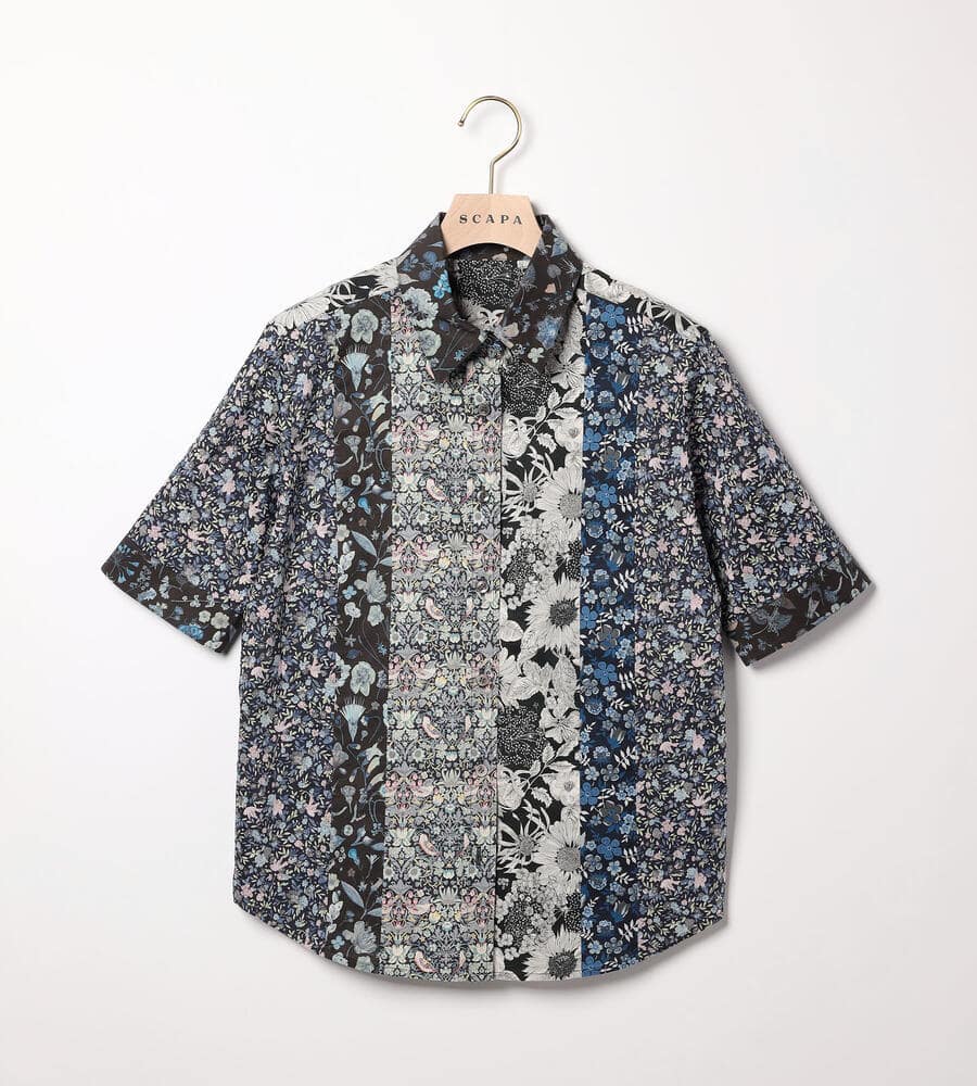 ✨美品✨SCAPA スキャパ　ハリスツイードパッチワーク　ウールジャケット　L SCAPA Online exclusive 2024 AUTUMN / WINTER | LOOK @ E-SHOP