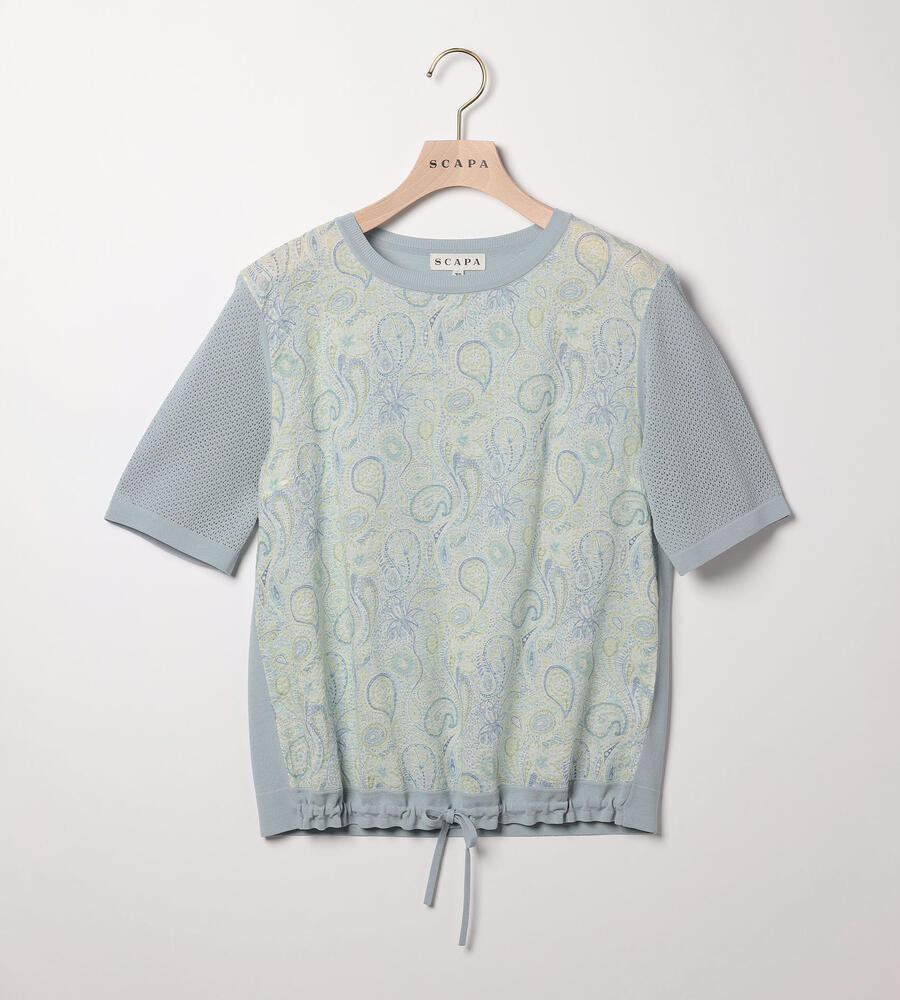 Liberty Printコンビニット｜ニット｜SCAPA(スキャパ)｜ルック
