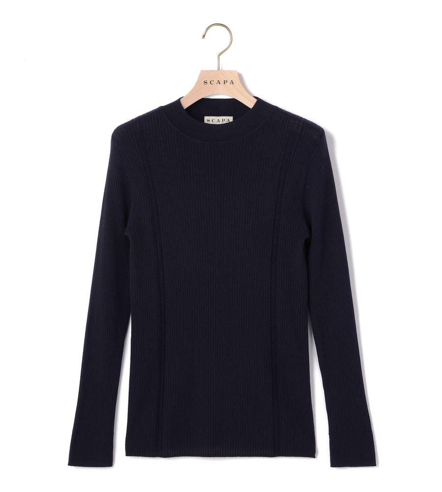 カシウールリブプルオーバーニット｜ニット｜SCAPA(スキャパ)｜ルック