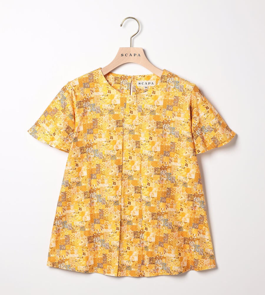 SCAPA / スキャパ Liberty Printアーカイブフリル袖カットソー Liberty Printアーカイブフリル袖カットソー｜カットソー｜SCAPA
