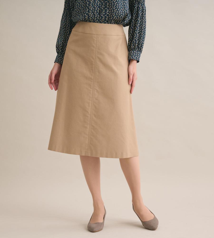 SCAPA】エアリーモールスカート｜手洗い可｜SCAPA(スキャパ)｜ルック
