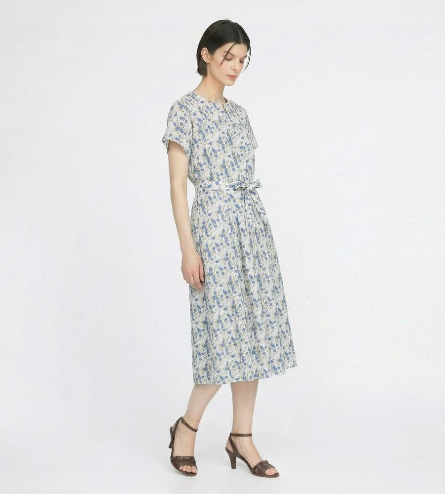 Liberty Print ギルドフラワーワンピース｜手洗い可｜SCAPA(スキャパ