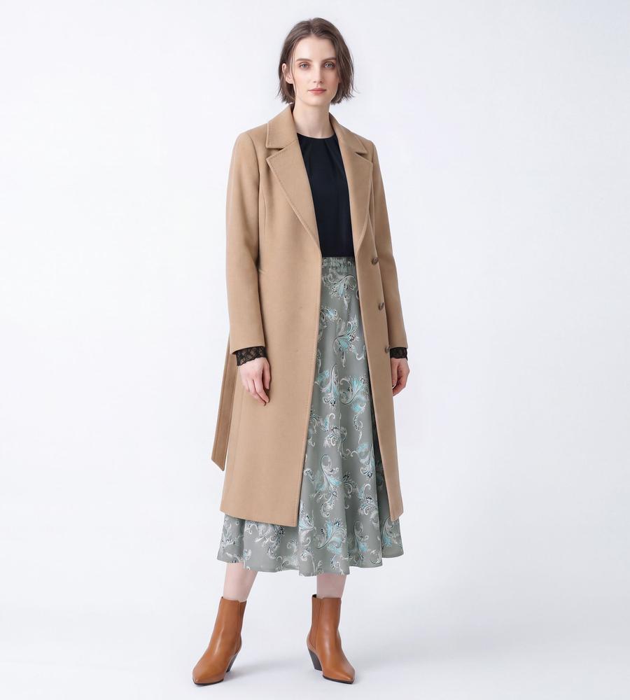 ピュアカシミヤベルテッドコート｜コート｜SCAPA(スキャパ)｜ルック