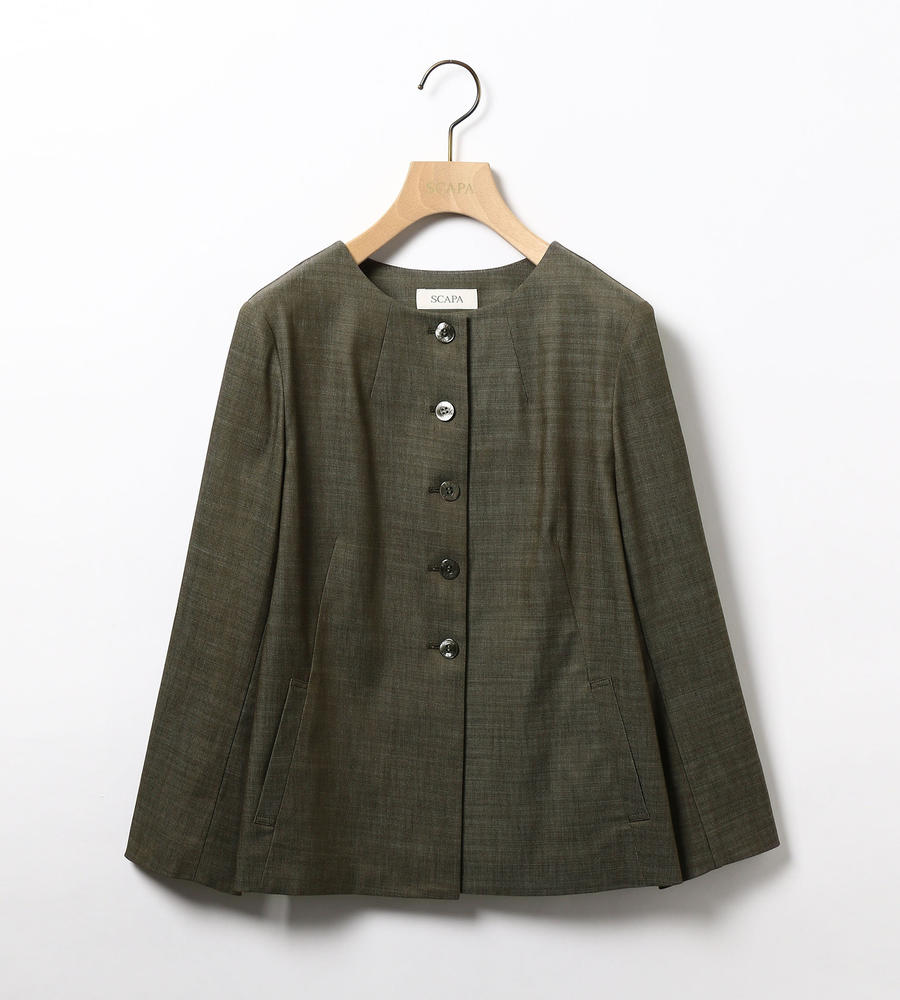 モッチー様　SCAPA スキャパ ニットジャケット ブラウン 44 SCAPA - スキャパ公式サイト