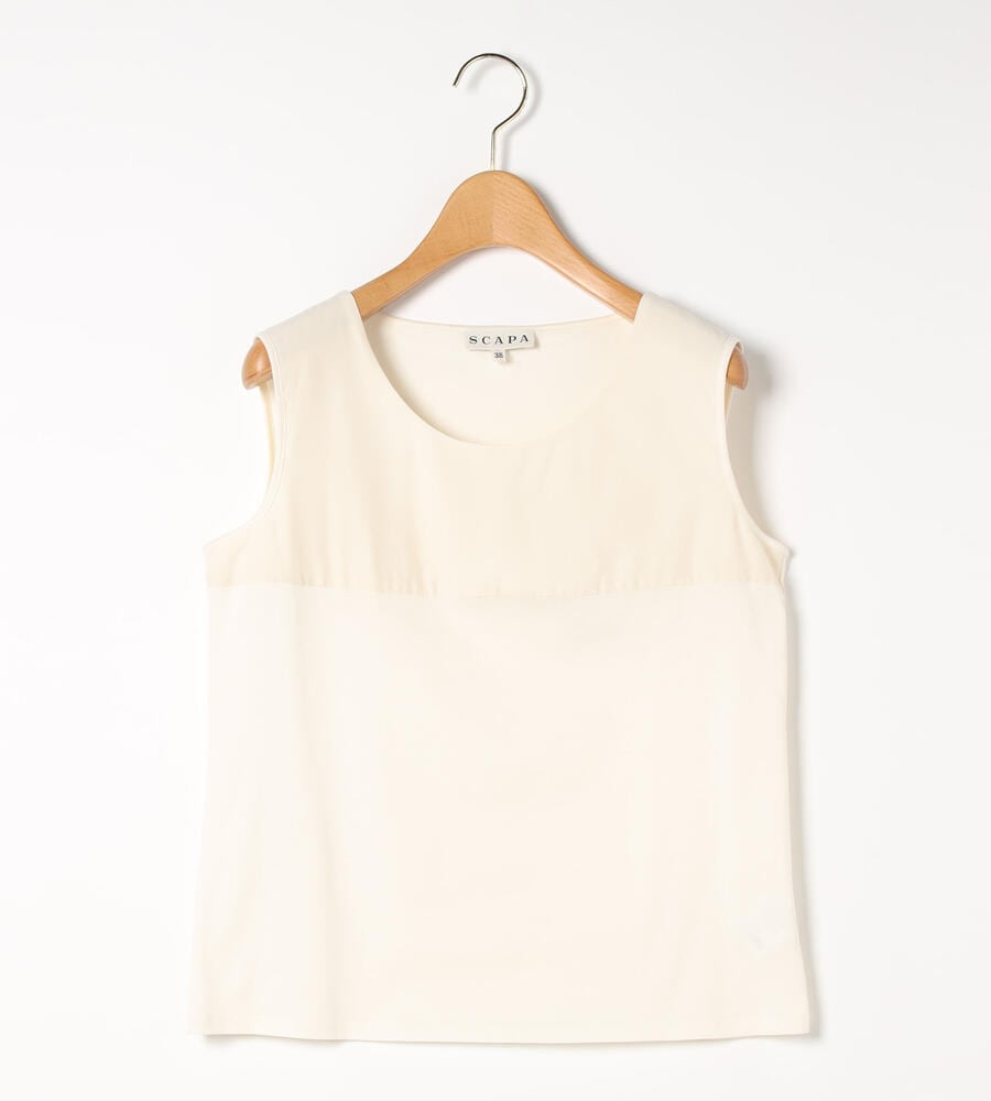 シルケットテンジクノースリーブカットソー｜カットソー｜SCAPA