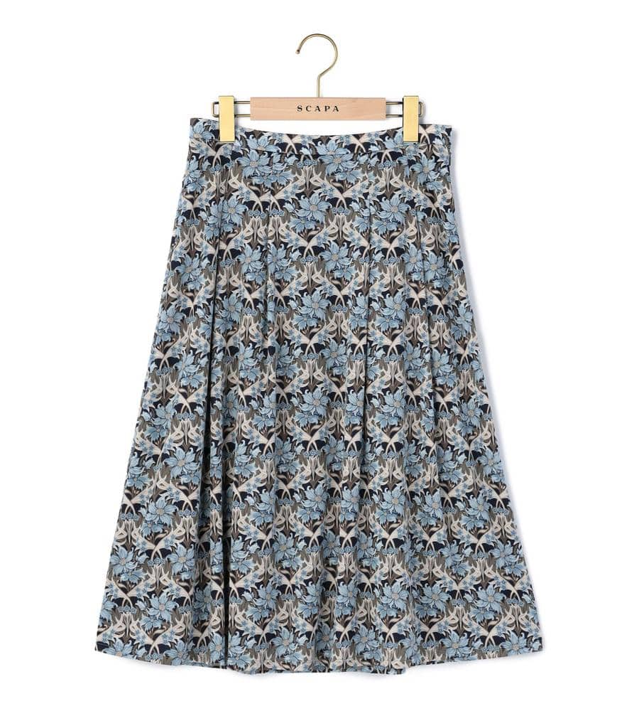 未着用：スキャパ SCAPA アソートコモンプリントスカート　L42 未着用：スキャパ SCAPA アソートコモンプリントスカート L42 未