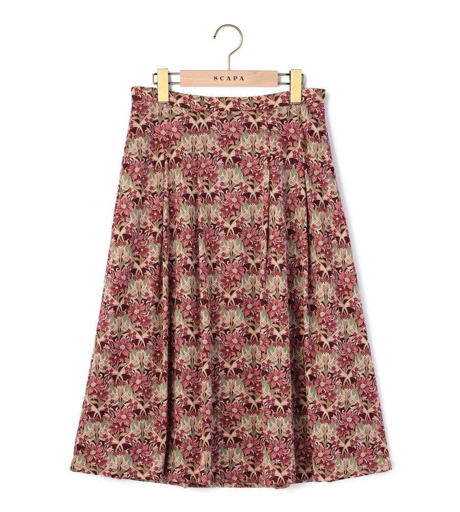 Liberty Printフラワースカート｜手洗い可｜SCAPA Lサイズ