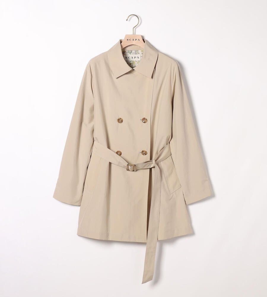 SCAPA ベージュエーデルコート　2ウェイ　サイズ38 SCAPA ベージュエーデルコート 2ウェイ サイズ38