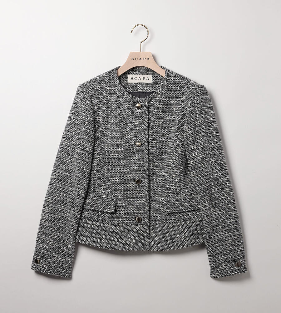 ミックスツィードジャケット｜ジャケット・ブルゾン｜SCAPA L