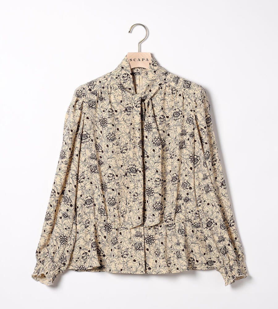 SCAPA Lサイズ / スキャパエルサイズ メタモルドットプリントブラウス SCAPA Lサイズ(スキャパエルサイズ) | ルック公式ファッション