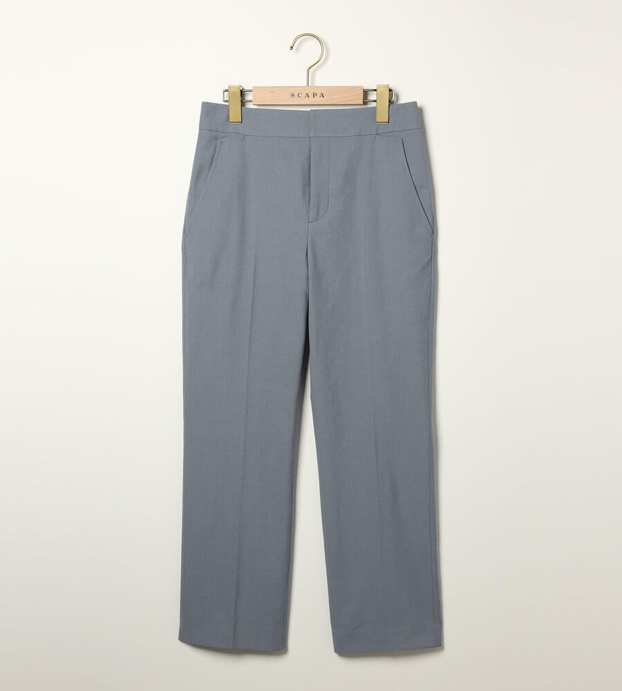 【SCAPA】スキャパ（F）シンプル スラックス チノパンツ SCAPA】スキャパ（F）シンプル スラックス チノパンツ
