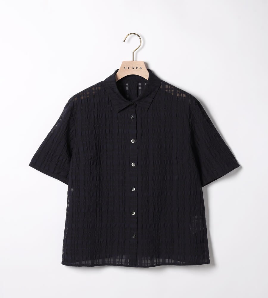 SCAPA スキャパ ペーズリー柄長袖ブラウス 40