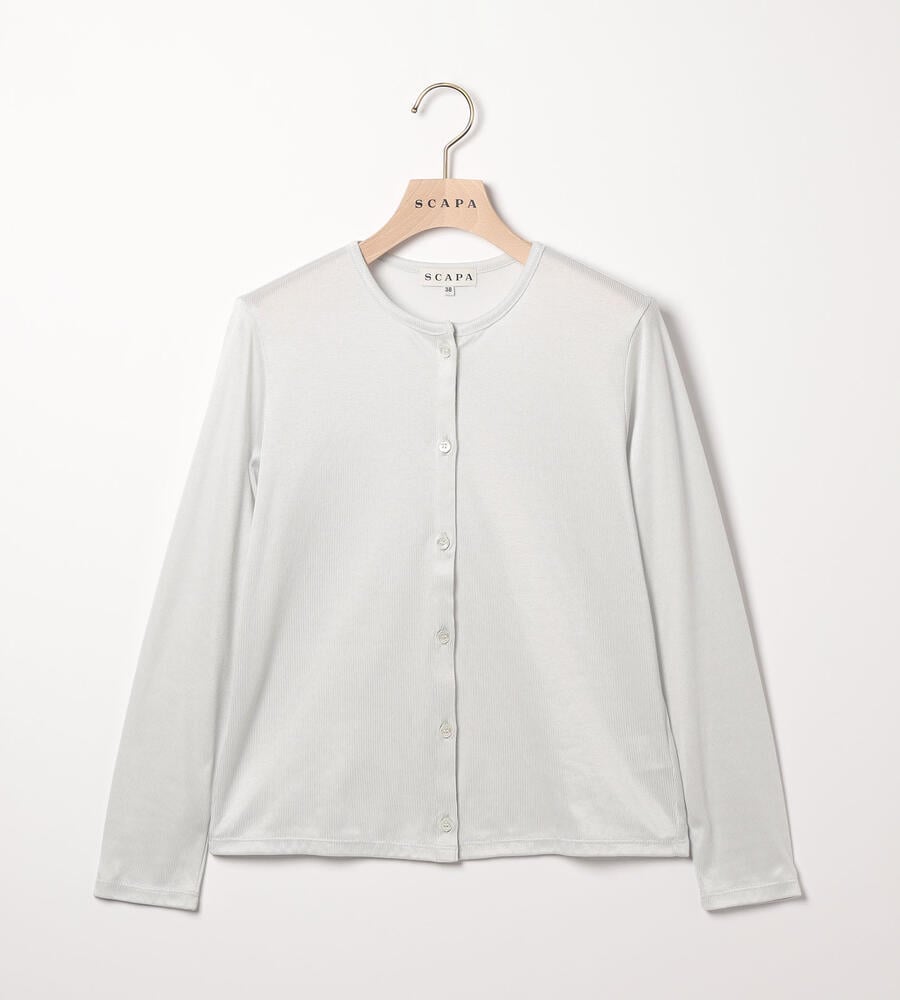 SCAPA / スキャパ リブスムースプルオーバーカットソー リブスムースプルオーバーカットソー｜カットソー｜SCAPA