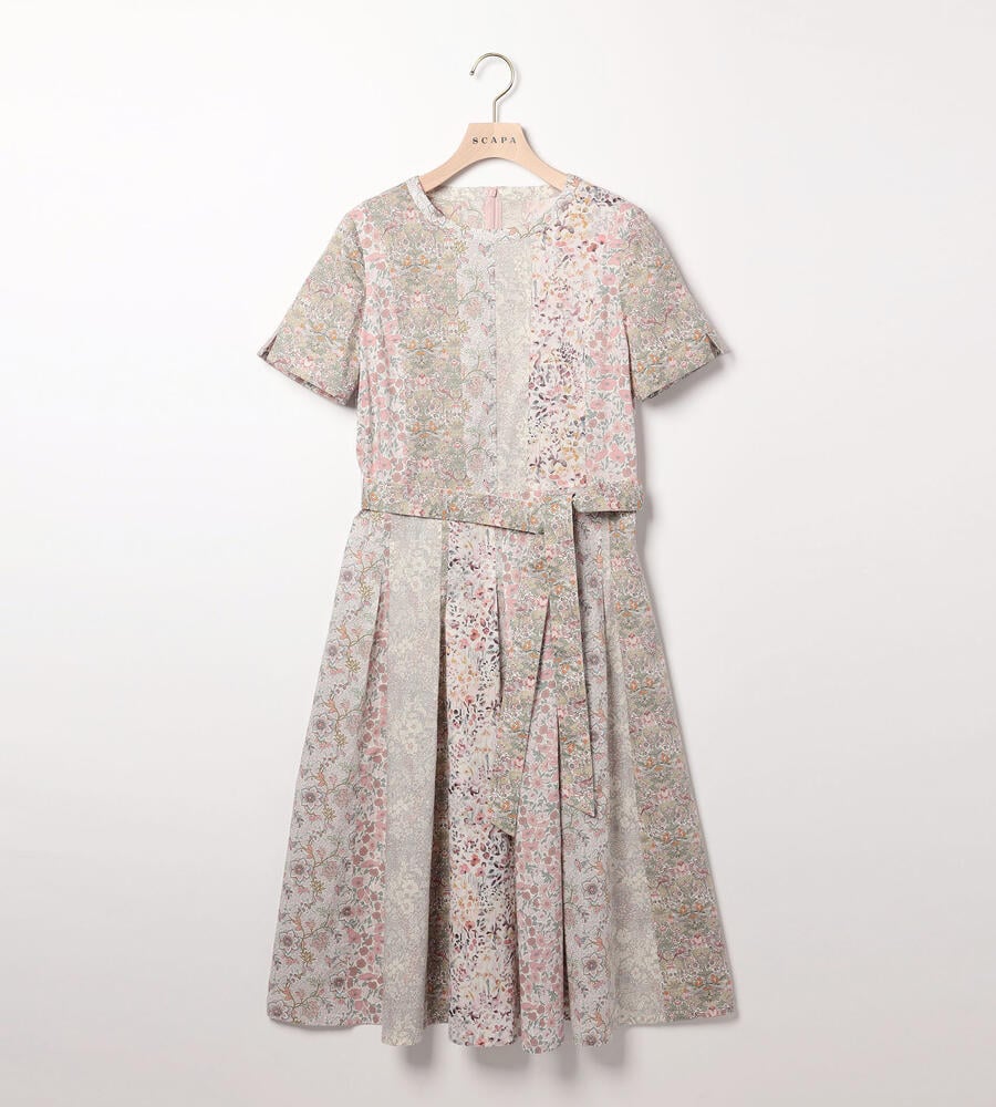 Lサイズ】【WEB限定】Liberty Printパッチワーク3ワンピース