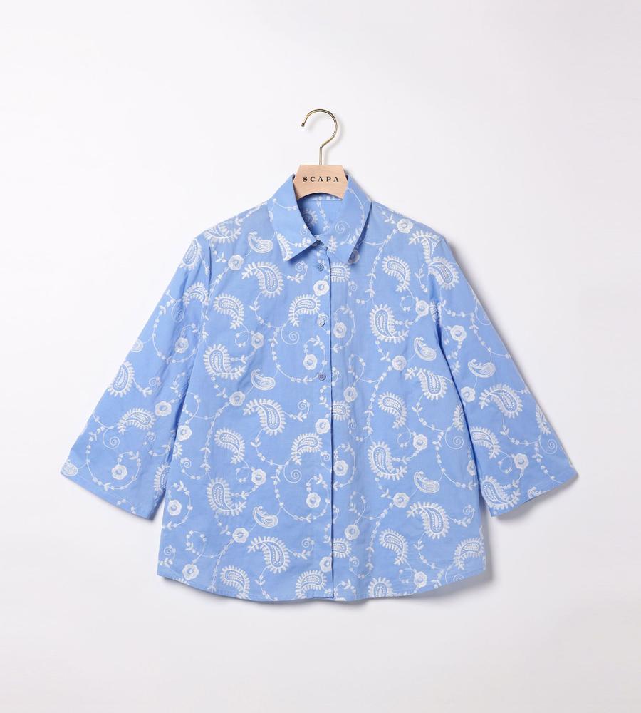 SCAPA Lサイズ / スキャパエルサイズ エンブロペーズリーブラウス エンブロペーズリーブラウス｜ブラウス・シャツ｜SCAPA Lサイズ