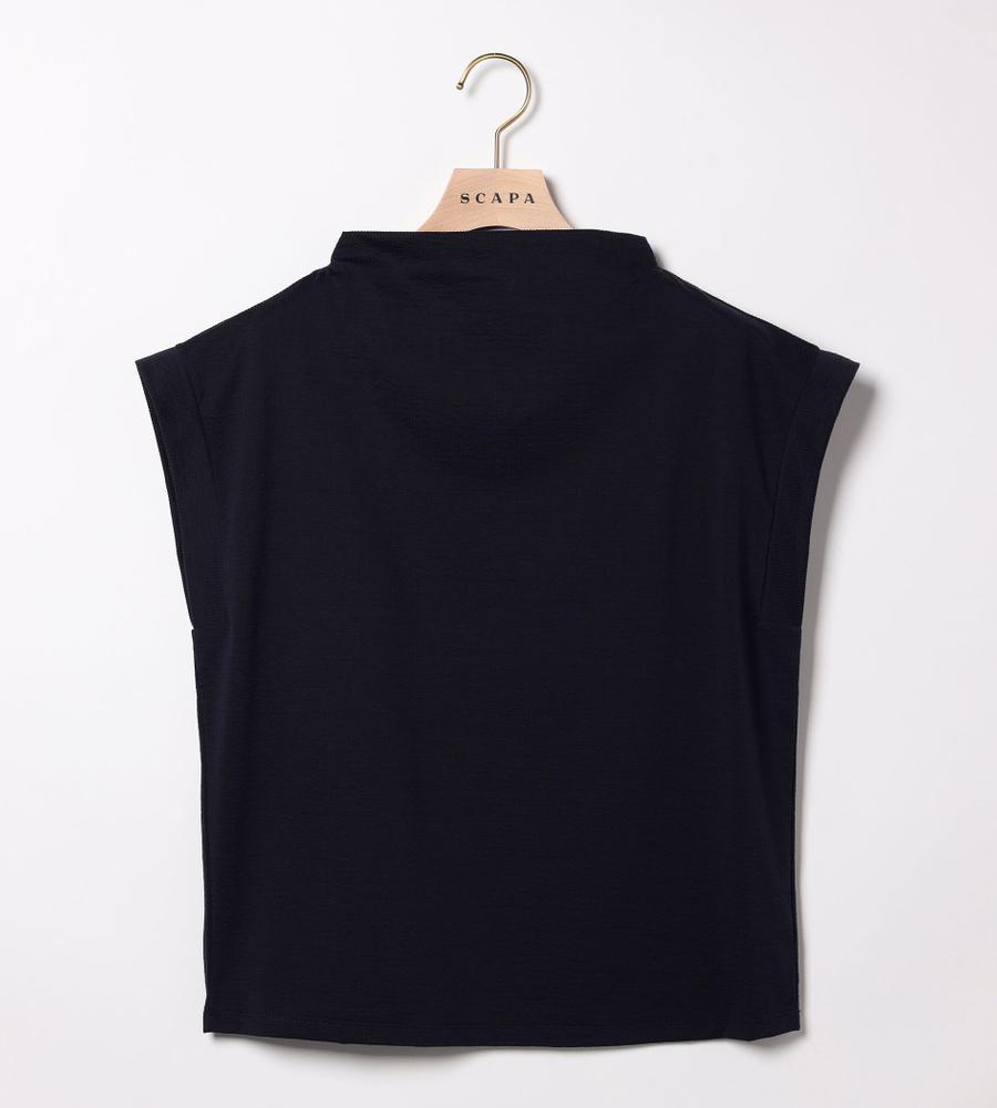 SCAPA Lサイズ / スキャパエルサイズ コットンリネンハイネックカットソー コットンリネンハイネックカットソー｜カットソー｜SCAPA L