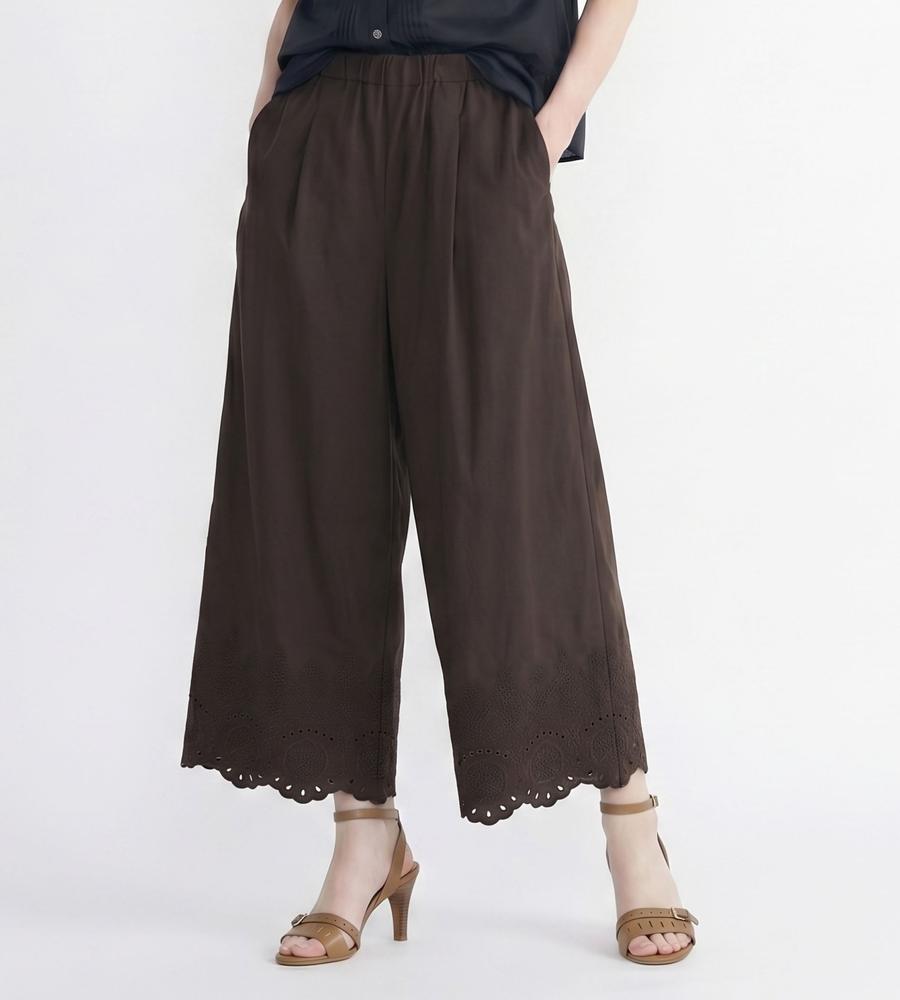 エンブロサテン2パンツ｜手洗い可｜SCAPA Lサイズ(スキャパエルサイズ