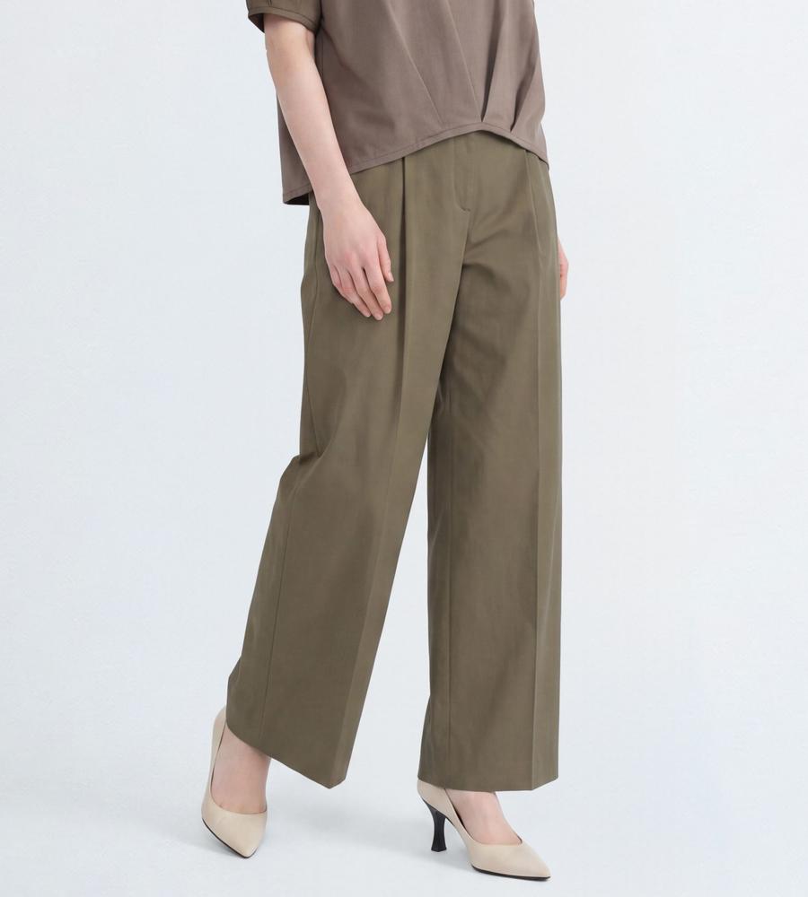 コットンストレッチパンツ｜手洗い可｜SCAPA Lサイズ(スキャパエル