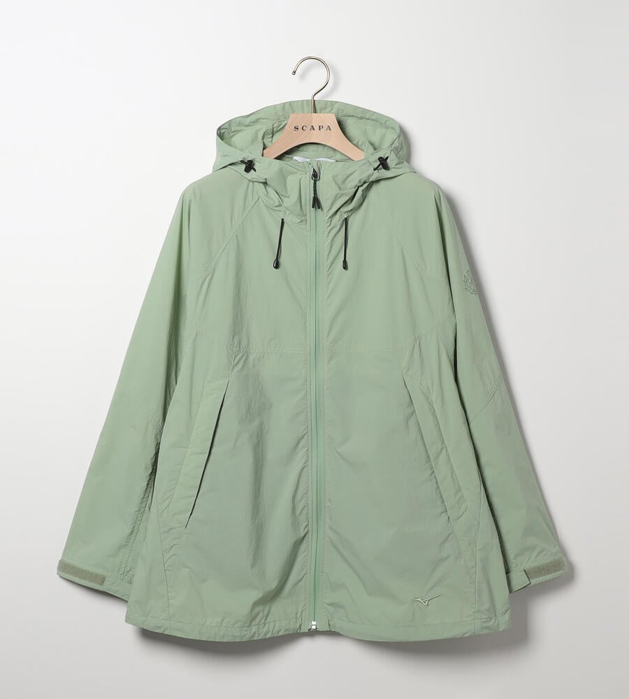 SCAPA｜MIZUNO》ウォーターリパレントマウンテンパーカー