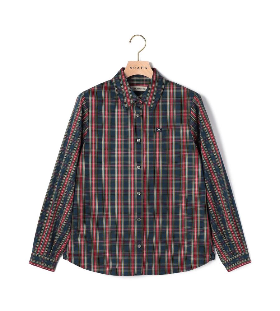 コットンチェックブラウス｜ブラウス・シャツ｜SCAPA(スキャパ