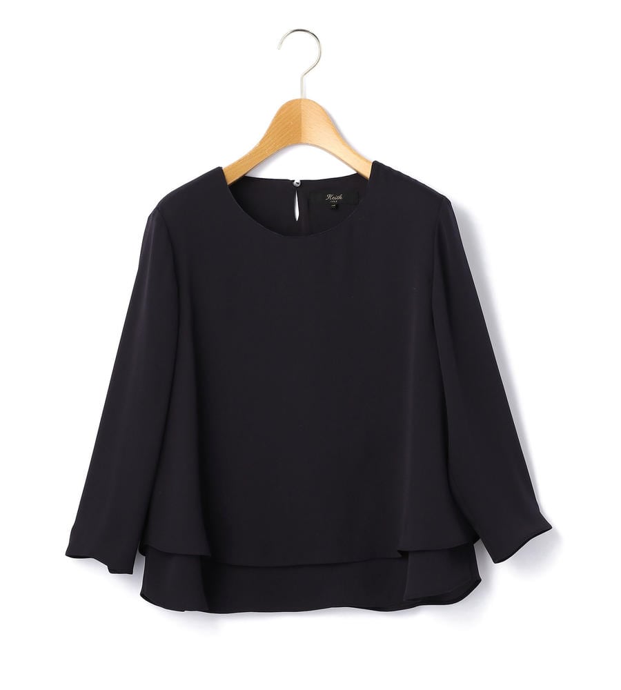 キース/サテンジョーゼット　ブラウス サテンジョーゼットブラウス｜ブラウス・シャツ｜KEITH(キース