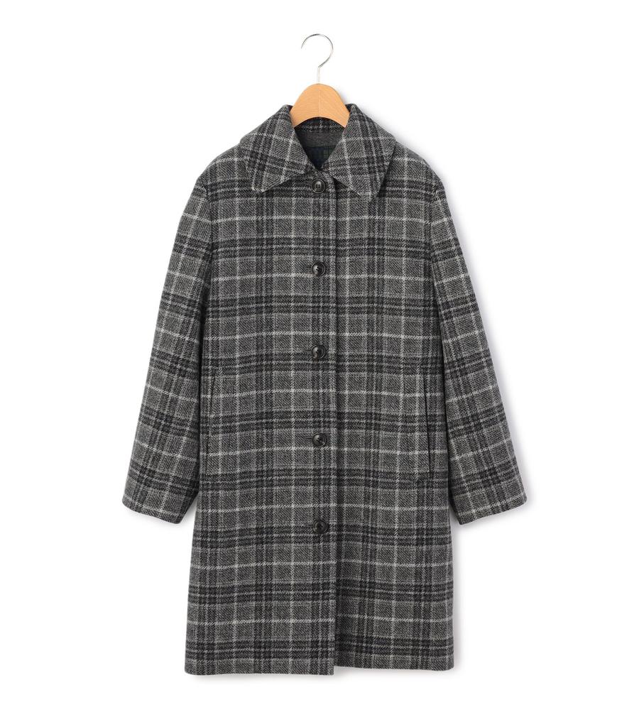 返品交換送料無料対象/先行受注】ハイランドチェックコート＜11