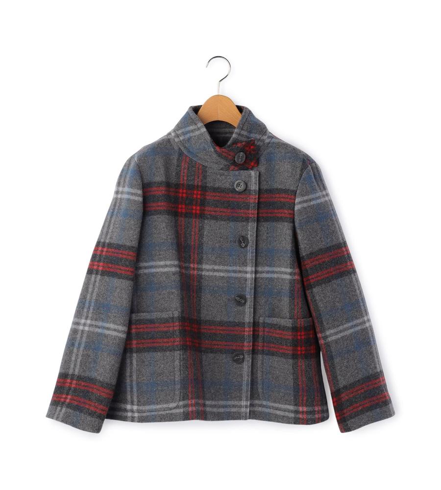 KEITH ベージュ チェック コート KEITH ベージュ チェック コート ベージュ系のアイテムを使った