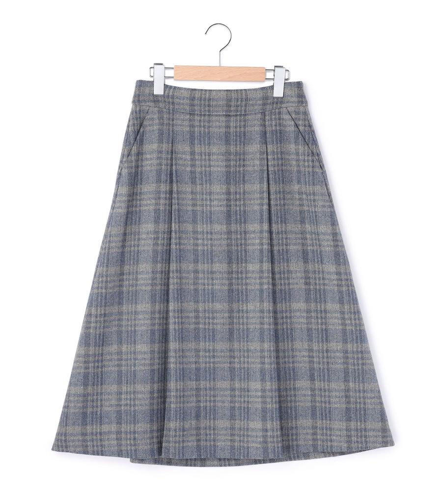 ヘリンボンチェックスカート｜スカート｜KEITH(キース)｜ルック公式