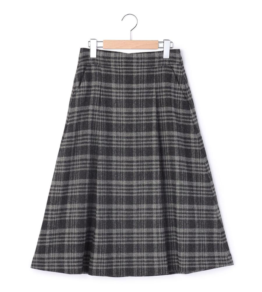 ヘリンボンチェックスカート｜スカート｜KEITH(キース)｜ルック公式