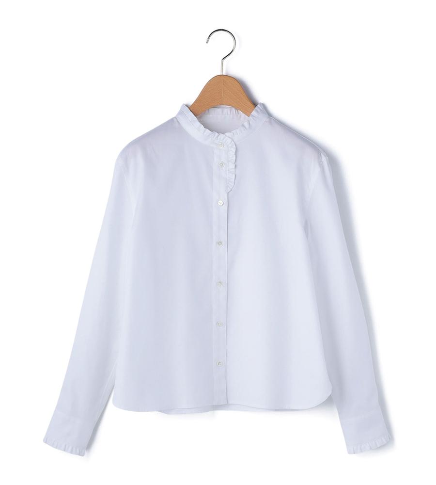 ピンオックススタンドカラーブラウス｜ブラウス・シャツ｜KEITH(キース