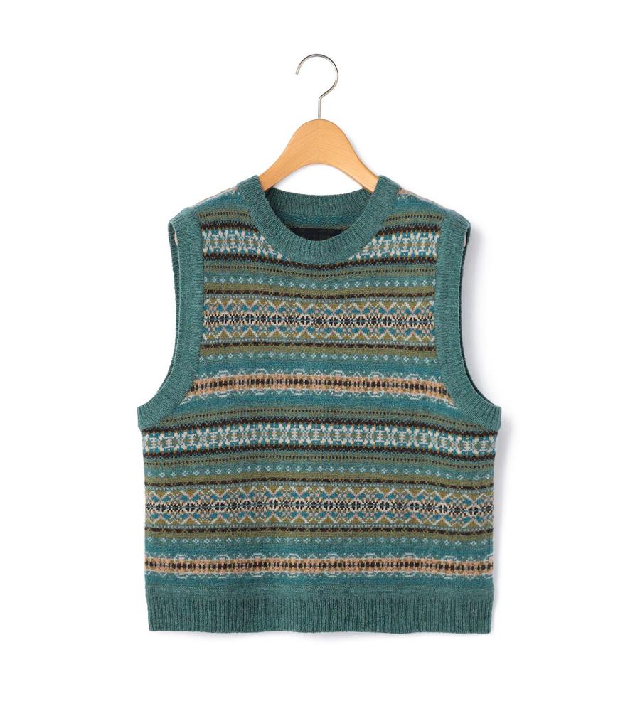 フェアアイルニットベスト｜ニット｜KEITH(キース)｜ルック公式