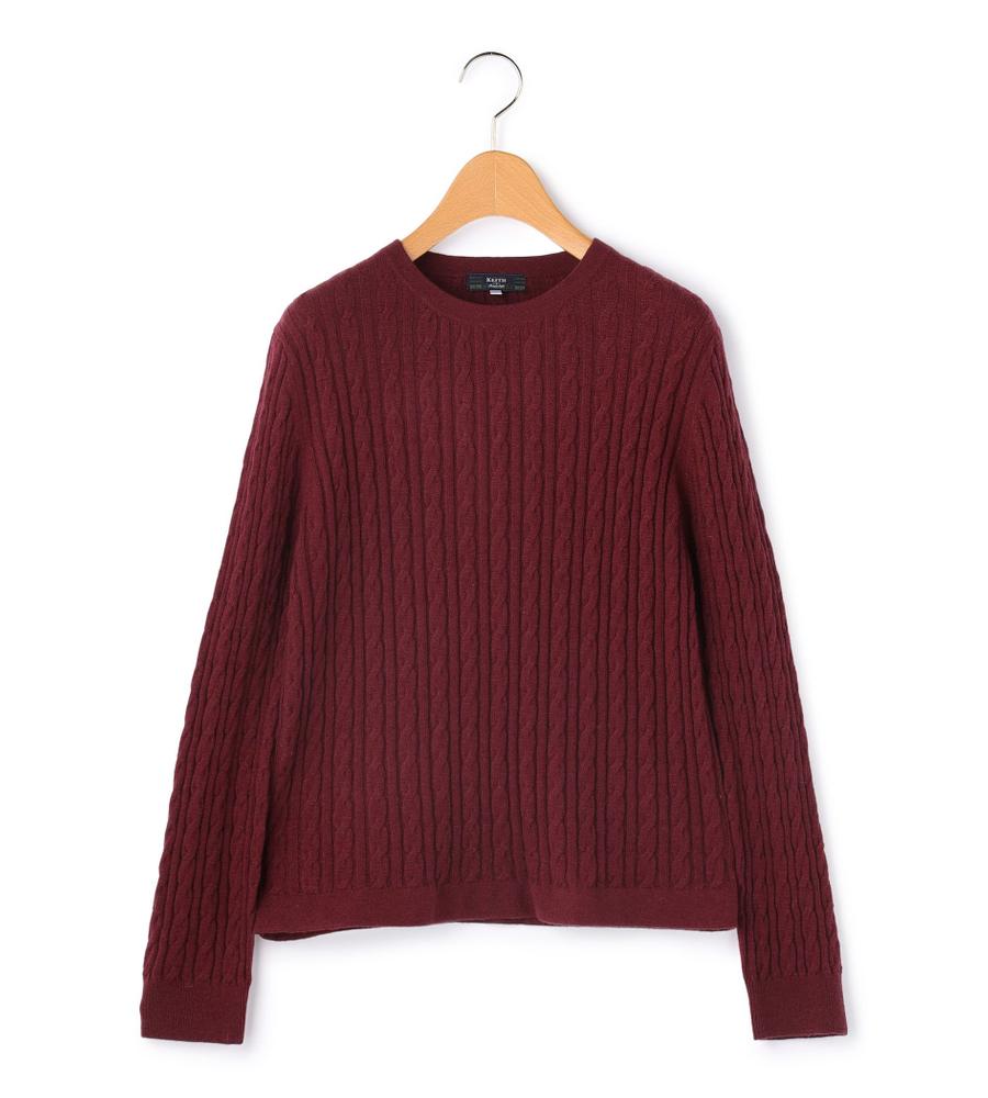 ケーブルニットプルオーバー｜ニット｜KEITH(キース)｜ルック公式