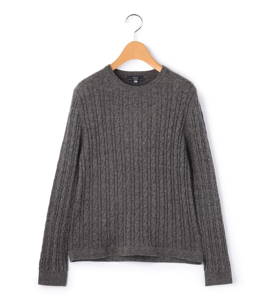 ケーブルニットプルオーバー｜ニット｜KEITH(キース)｜ルック公式