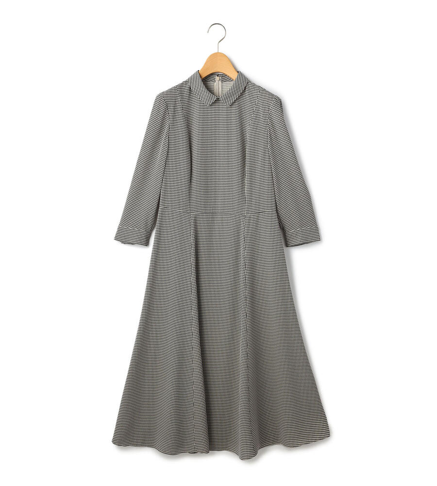 ハウンドトゥースプリントワンピース｜ドレス｜KEITH(キース)｜ルック