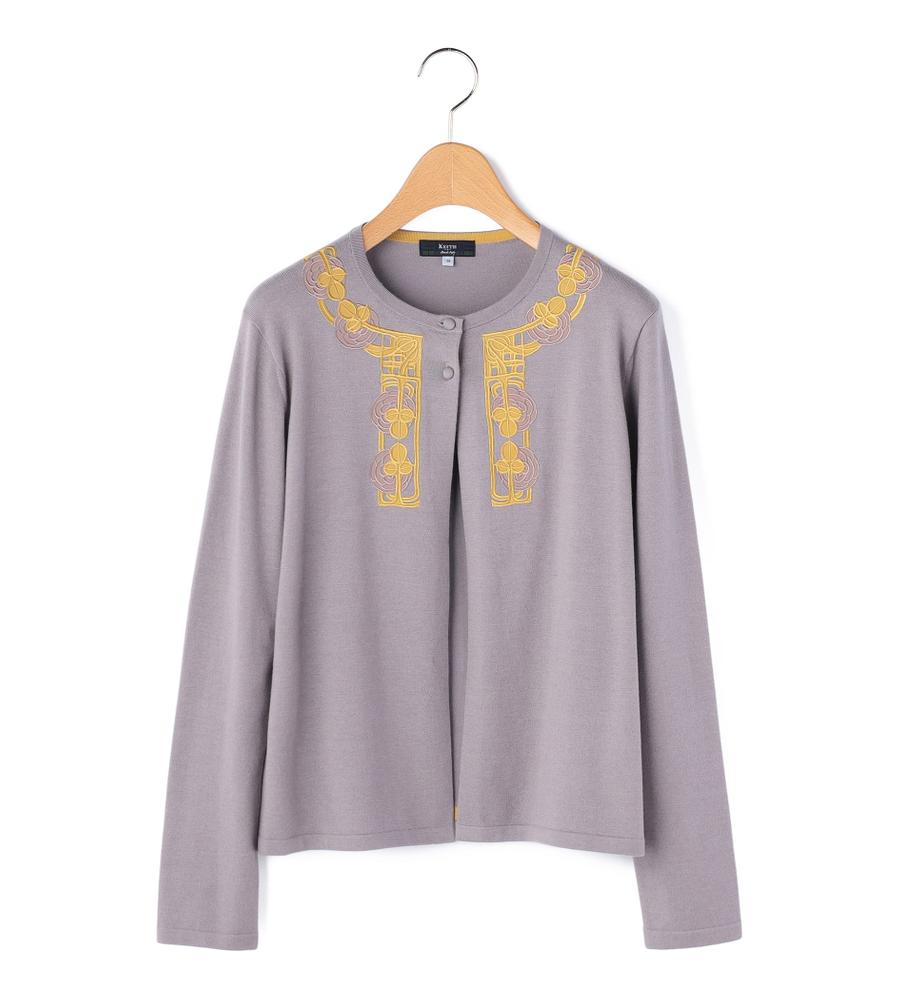 V&Aエンブロイダリーニットカーディガン｜ニット｜KEITH(キース