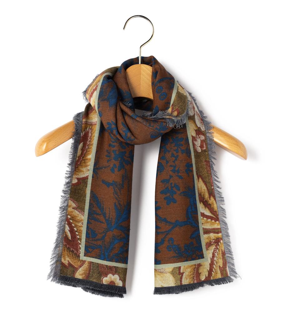希少　キャピタル　鹿革　ネイティブ　ストール Wool Gigi Scarf｜ストール｜KEITH(キース)｜ルック公式