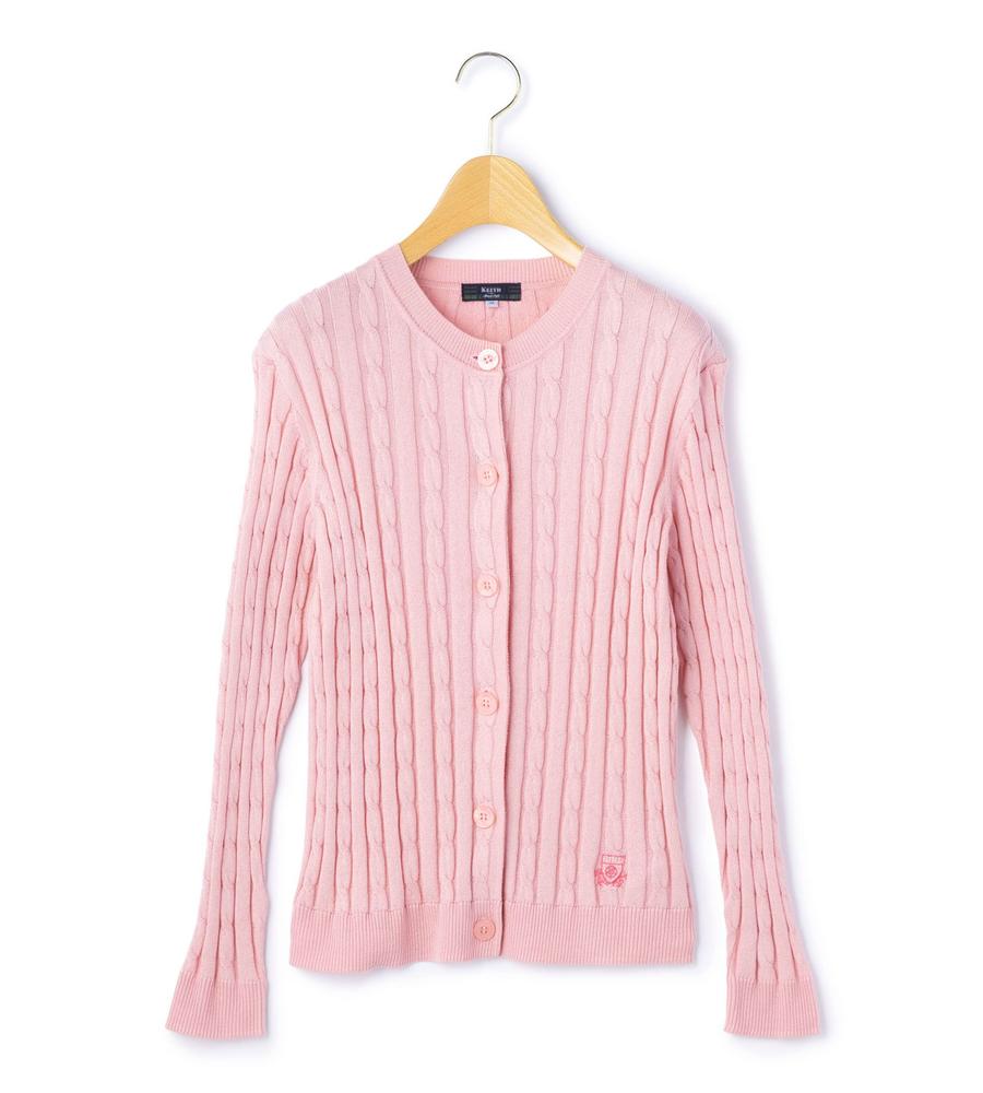 jnheartsケーブルニットカーディガン/ピンク jnheartsケーブルニットカーディガン/ピンク - メルカリ