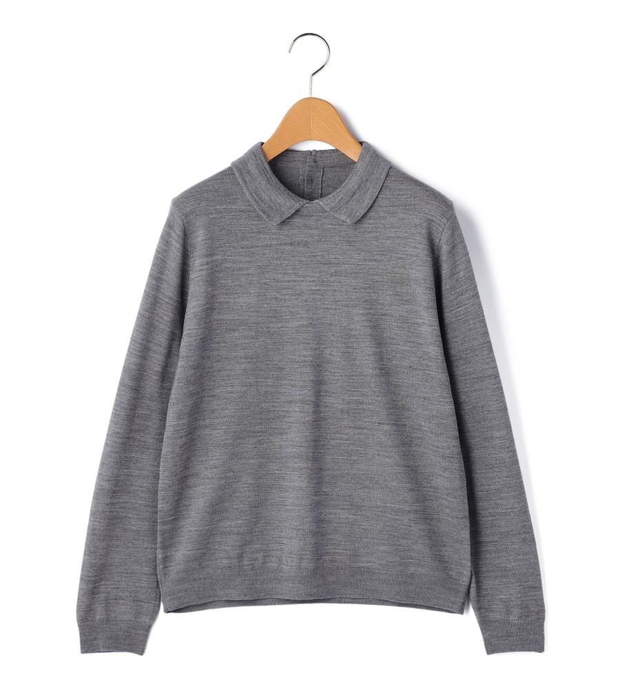 Lサイズ】ウールブレンド襟付きニット｜ニット｜KEITH Lサイズ(キース