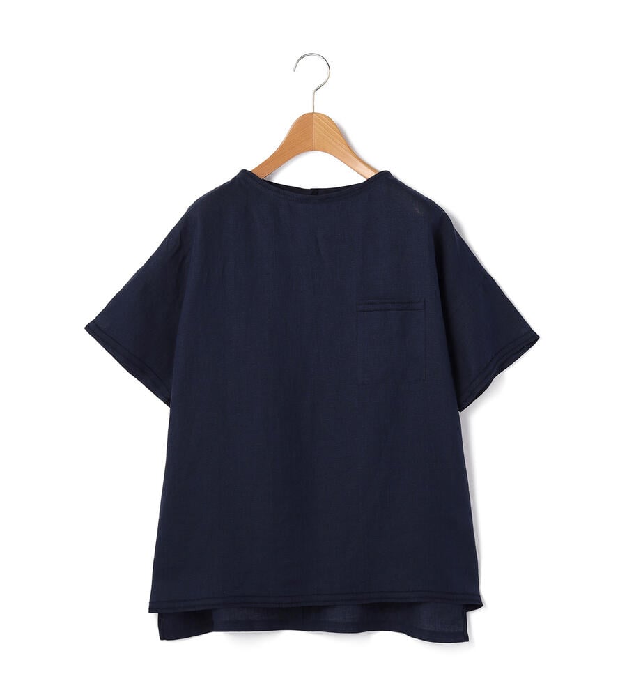 KEITH Lサイズ / キースエルサイズ 【Lサイズ】60/-リネンプルオーバーブラウス Lサイズ】60/-リネンプルオーバーブラウス｜ブラウス・シャツ