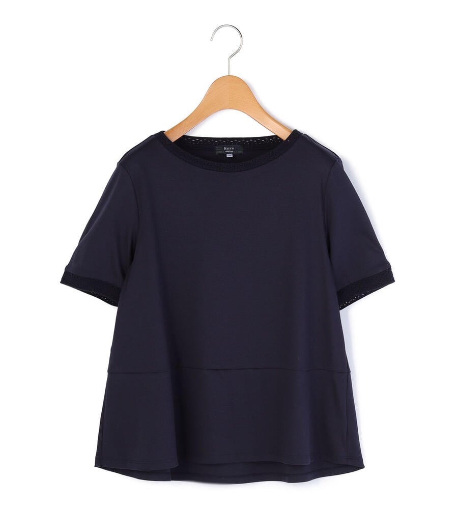 KEITH Lサイズ / キースエルサイズ 【Lサイズ】クロッシェジャージーカットソー Lサイズ】クロッシェジャージーカットソー｜カットソー｜KEITH L