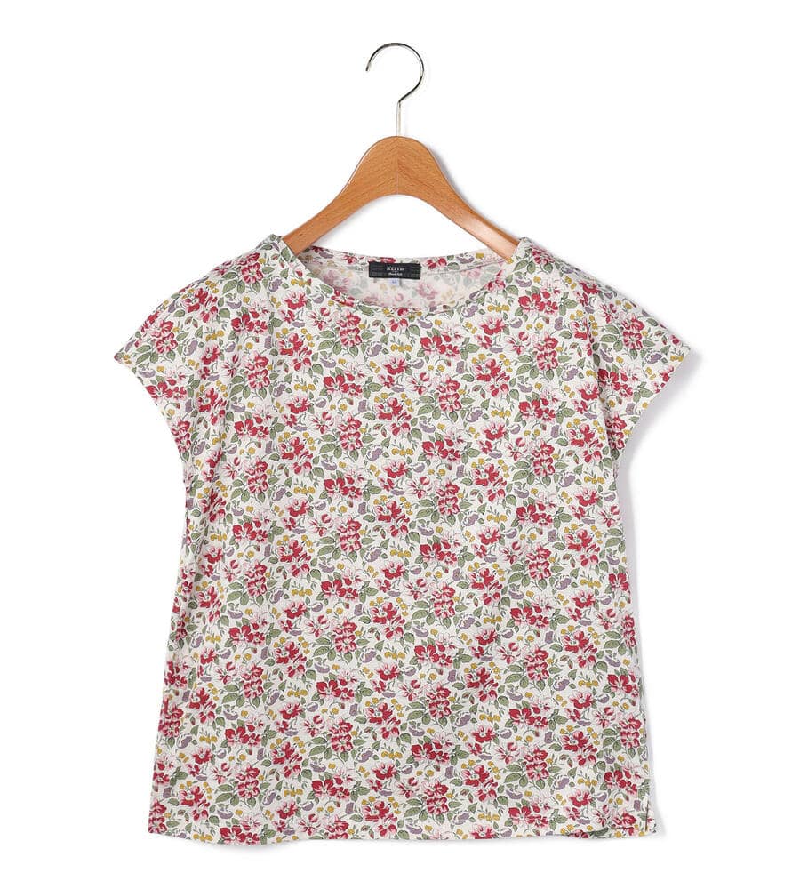 KEITH Lサイズ / キースエルサイズ 【Lサイズ】Canina Liberty Print Cut&Sewn フレンチスリーブ KEITH｜【Lサイズ】Canina Liberty Print Cut&Sewn フレンチ