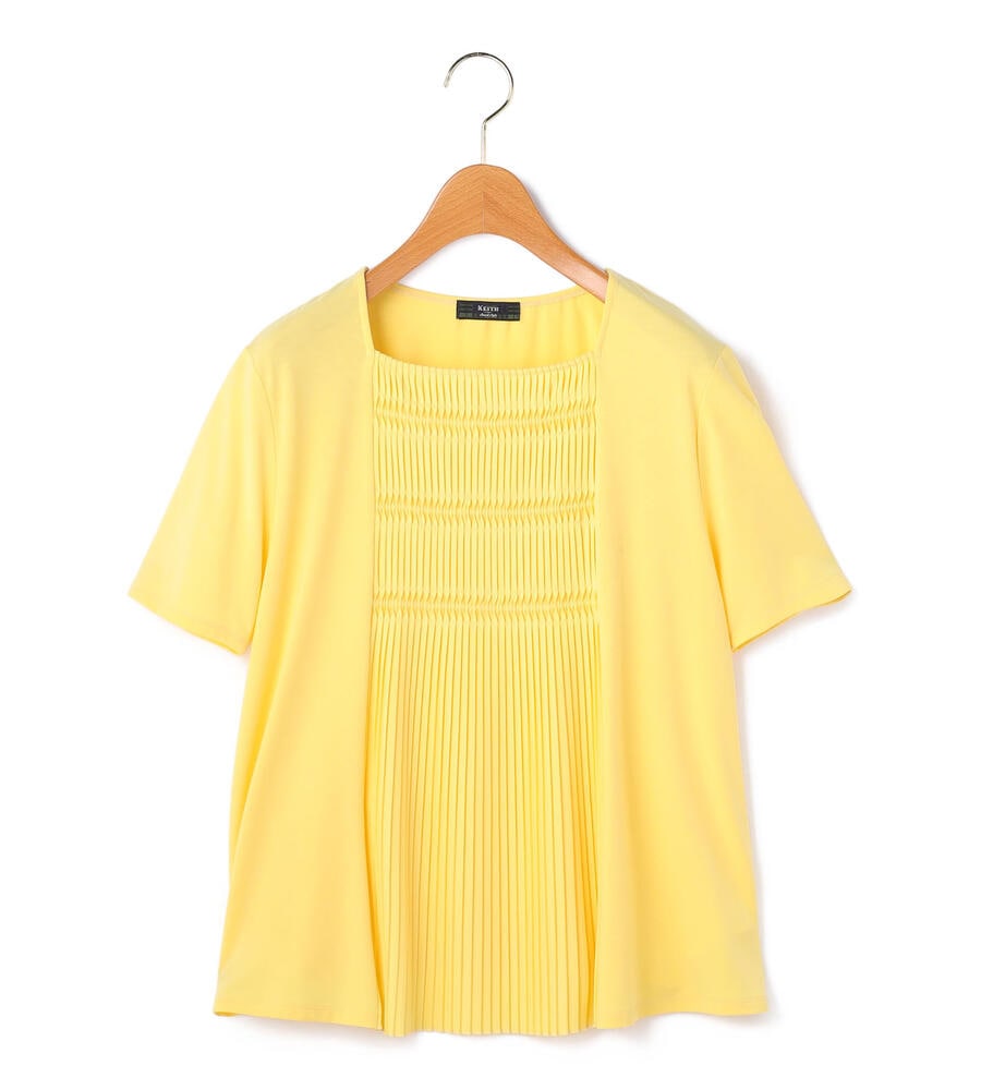 KEITH Lサイズ / キースエルサイズ 【Lサイズ】プリーツジャージーカットソー Lサイズ】プリーツジャージーカットソー｜カットソー｜KEITH L