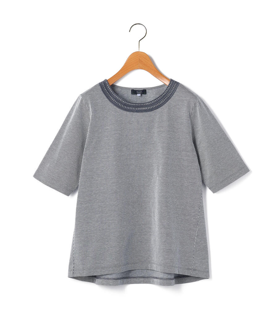 Lサイズ】ストライプジャージーカットソー｜カットソー｜KEITH Lサイズ