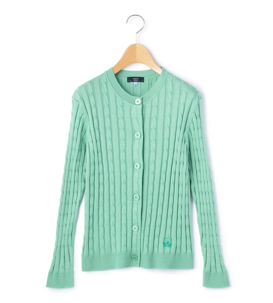 Lサイズ】ハイゲージケーブルニットカーディガン｜ニット｜KEITH L