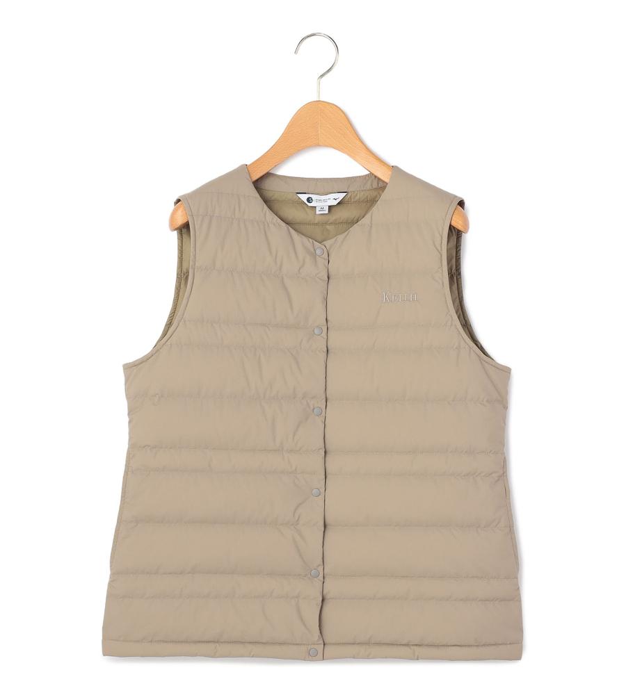 STONE  ベージュ ホワイト　ダウンベスト STONE ベージュ ホワイト ダウンベスト ダウンベスト